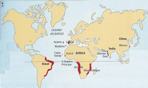 História e Geografia de Portugal recursos Império Colonial Português